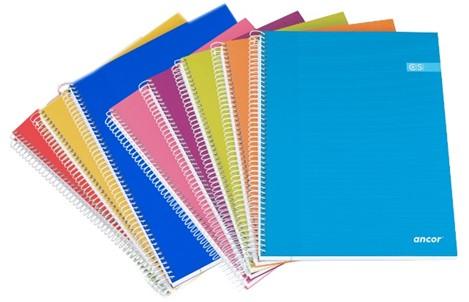 CUADERNO Fº 80H CUADROS 4X4 T/D C/8 UD. ANCOR
